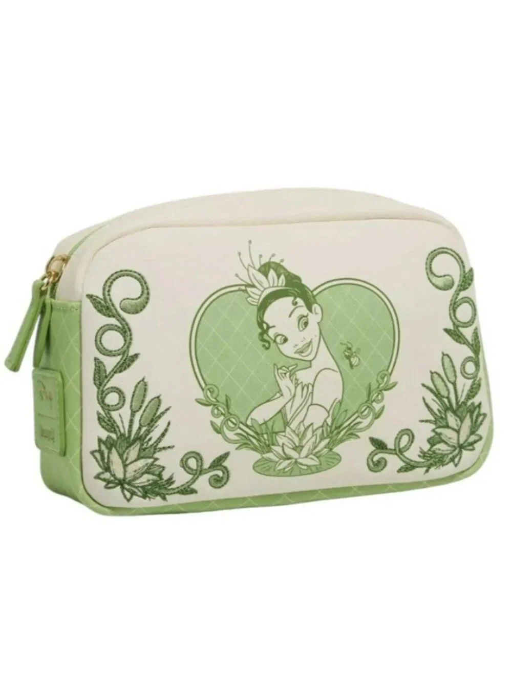 Loungefly Disney The Princess and the Frog Tiana Embroidered Cosmetic Bag NWT